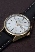 King Seiko 5626-7113 Hi-Beat – Sharp Case – Excellent Gold Plating – Honest Patina