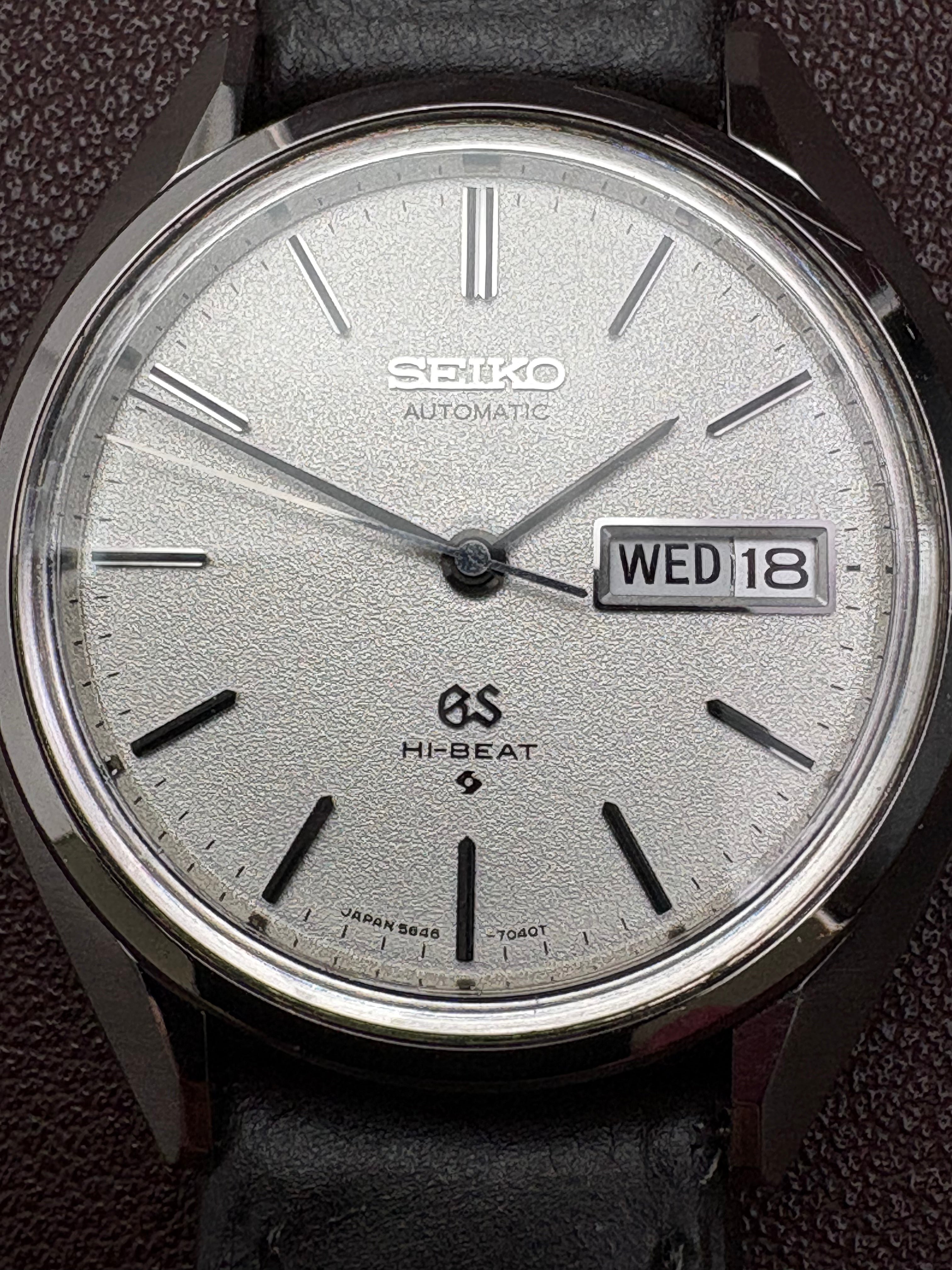 Grand Seiko 5646-7030 Hi-Beat – August 1973 – Fully Serviced – New Crystal