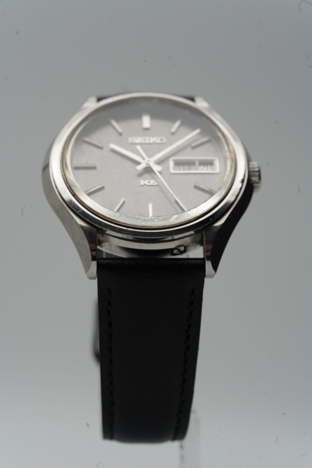 King Seiko 5626-7120 Hi-Beat – Black Dial – April 1972 – Original KS Crown