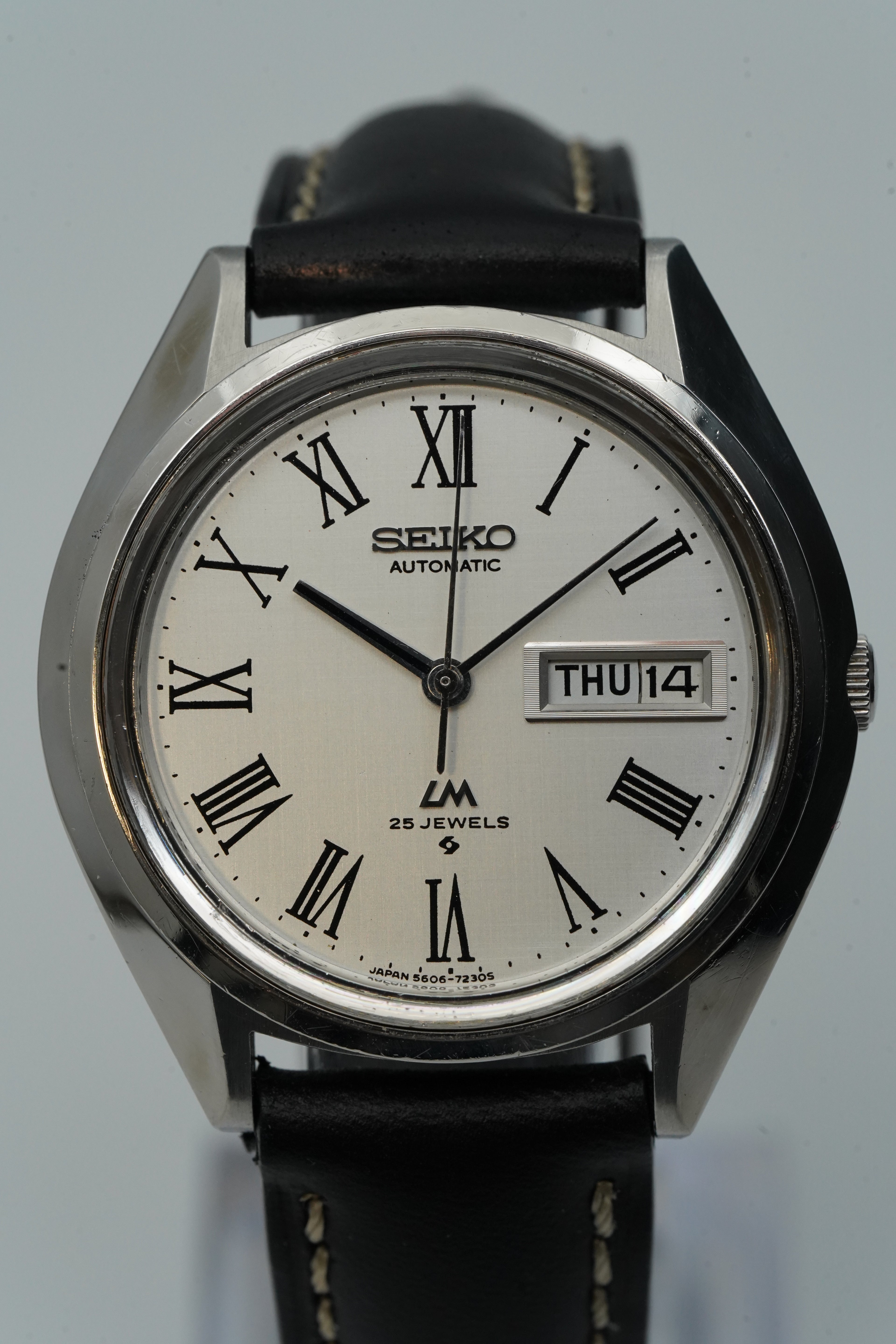 Vintage Seiko Lord Matic 5606-7191 Linen Dial – Newly Serviced
