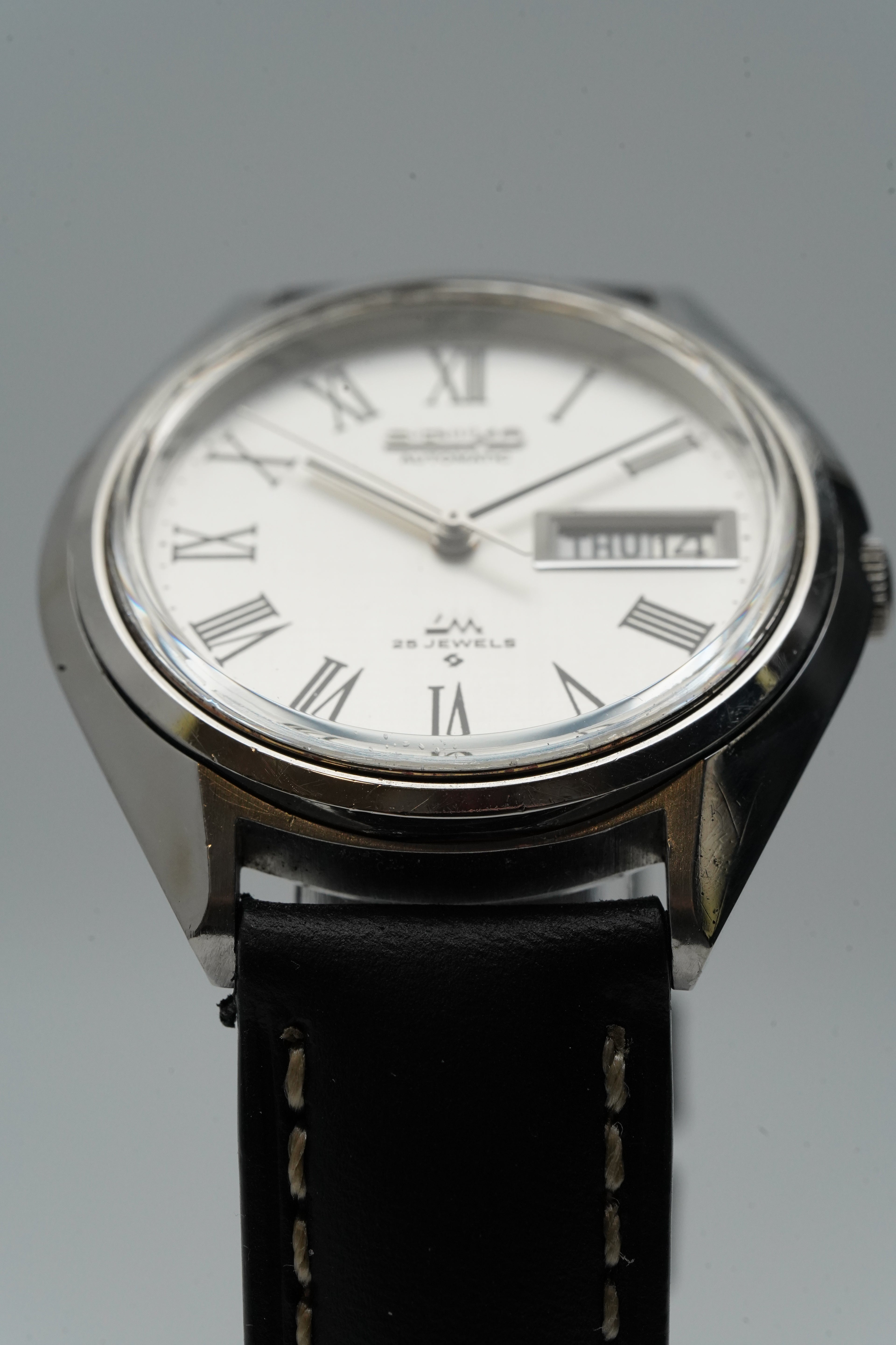 Vintage Seiko Lord Matic 5606-7191 Linen Dial – Newly Serviced